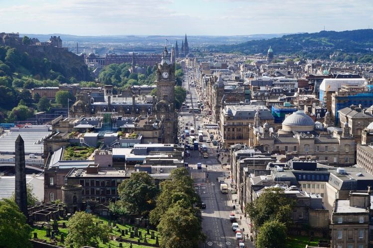 A skót főváros szintén Európa egyik legszebbje