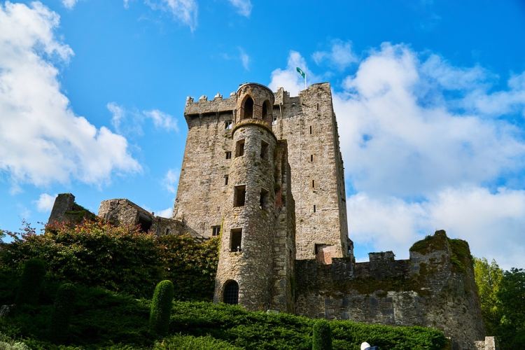 A kastély legismertebb része a Blarney-kő