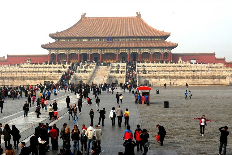 A Tiltott Város Peking látnivalók között az első