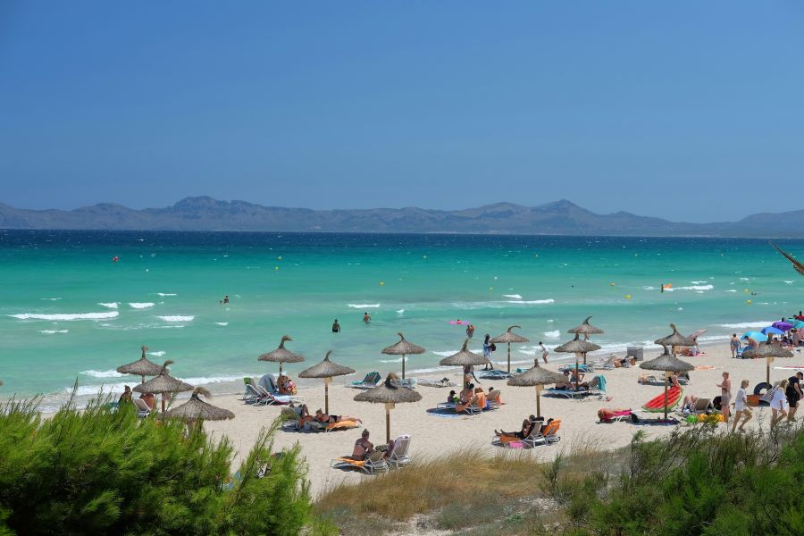 Alcudia mellett van Mallorca egyik legnépszerűbb tengerpartja