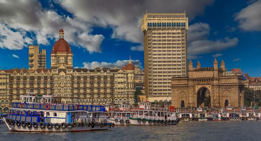 Az India Kapuja és a Tadj Mahal Palota Munmai jelképei