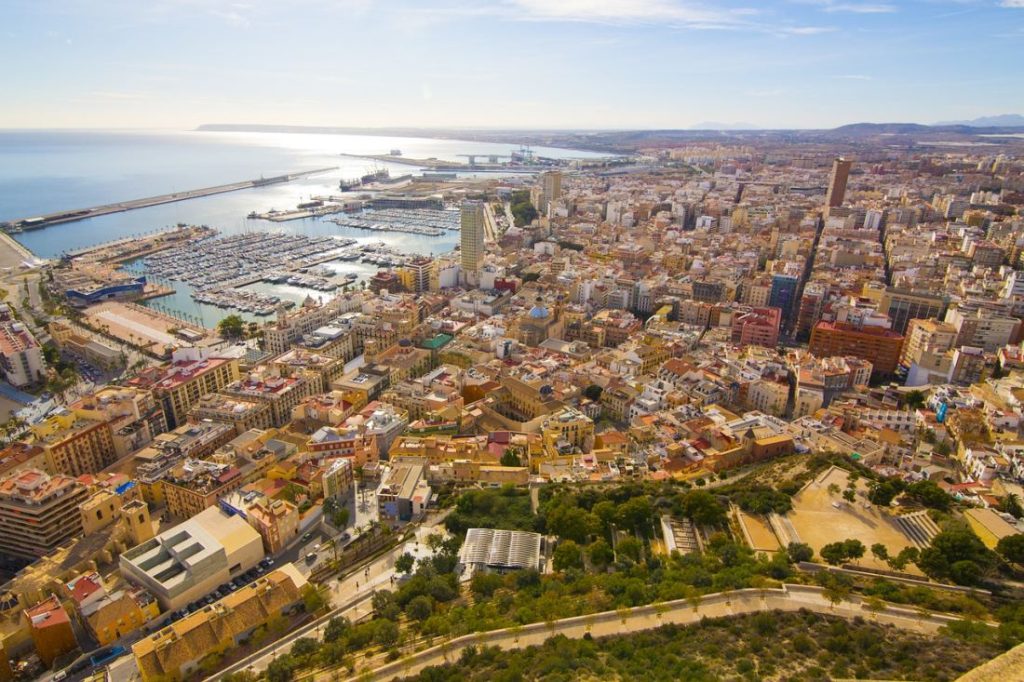 Alicante látnivalók, térképek