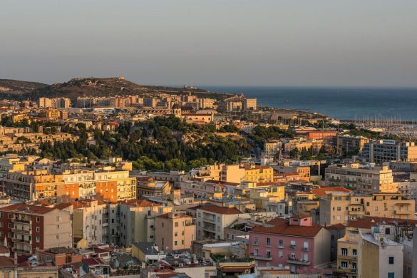 Cagliari látnivalók, térképek