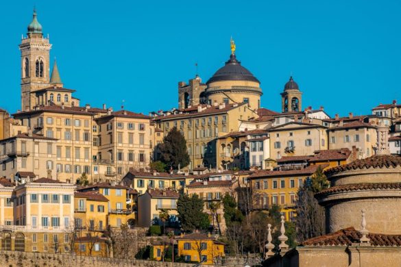 Bergamo látnivalók, térképek
