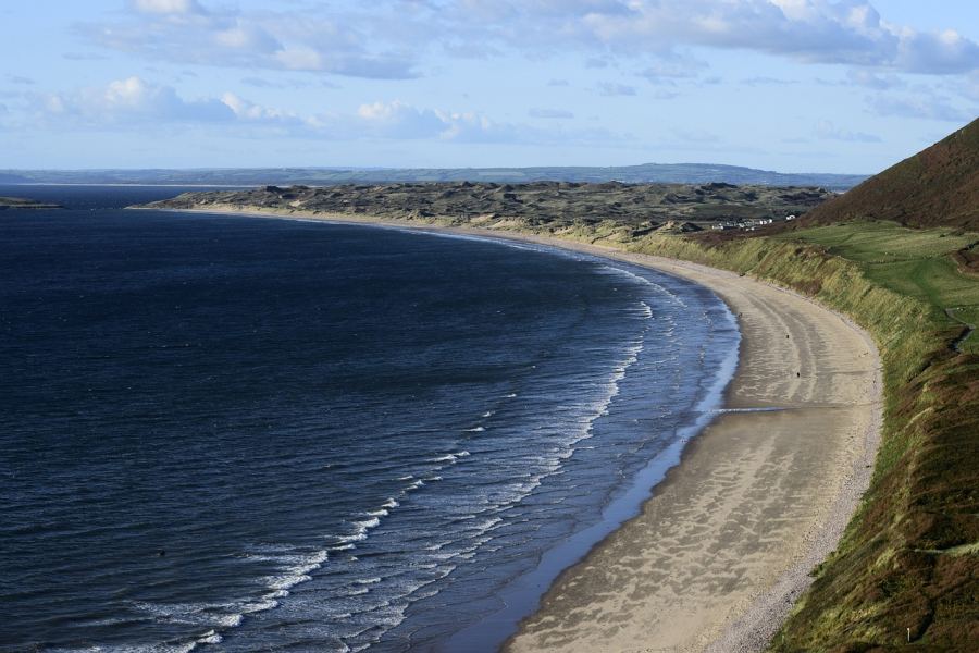 A Rhossili Bay-t sokan a legszebbnek tartják
