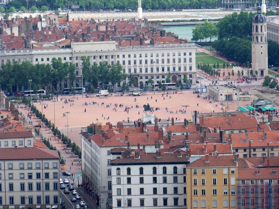 Lyon fő tere