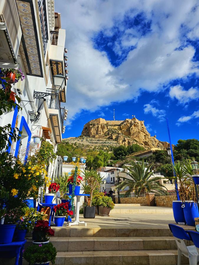 El Barrio negyed és a várra kilátás