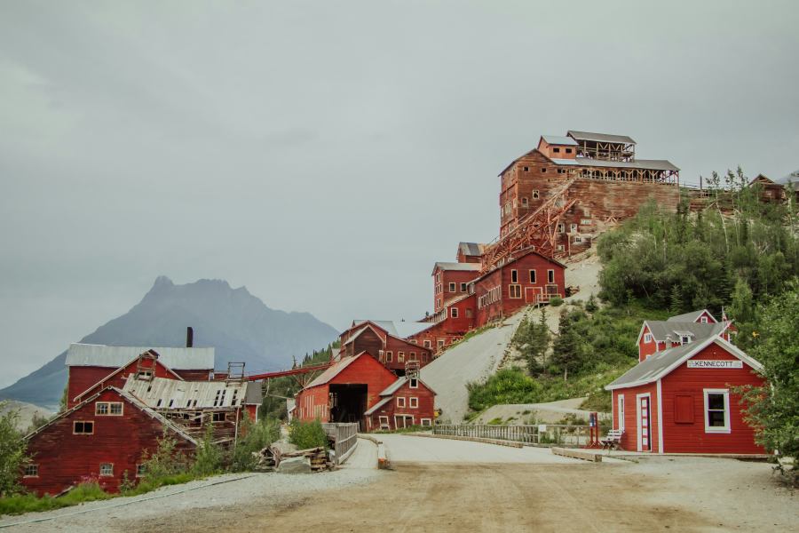 Az egykori rézbánya híres szellemváros